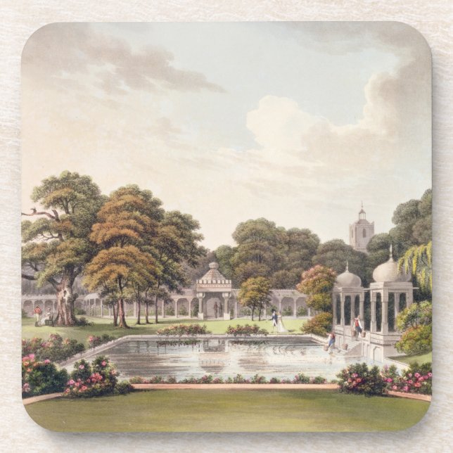 View from the dome, Brighton Pavilion, engraved by Coaster (Front)