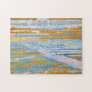 View from the Dunes with beach by Piet Mondrian Jigsaw Puzzle