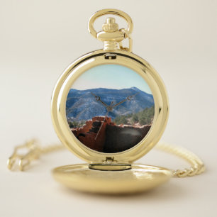 View from the Manitou Cliff Dwellings Pocket Watch
