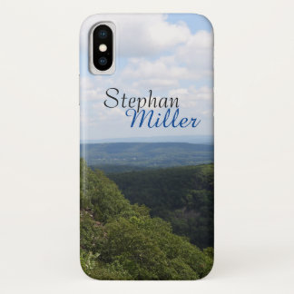 View From the Mountain Top, Clouds iPhone X Case