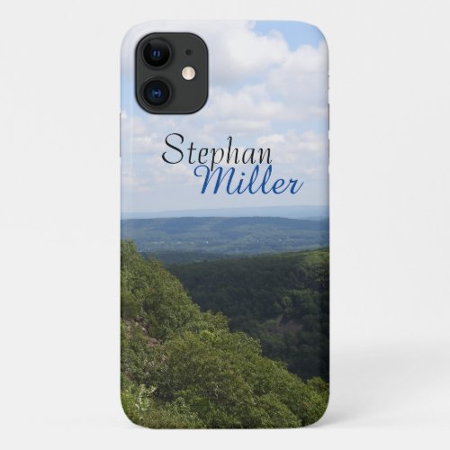 View From the Mountain Top Clouds iPhone 11 Case