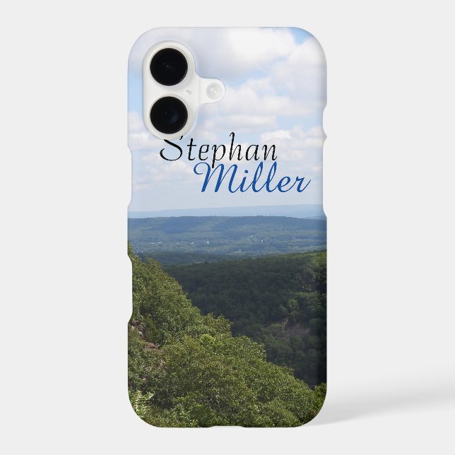 View From the Mountain Top, Clouds Iphone Case (Back)
