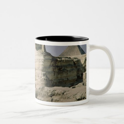 View from the north east of the Sphinx Two_Tone Coffee Mug