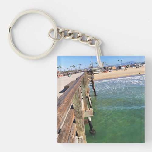 View from the Pier Newport Beach California Keychain