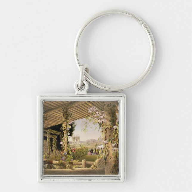 View from the Rustic Seat, Shrublands, from 'The G Keychain (Front)
