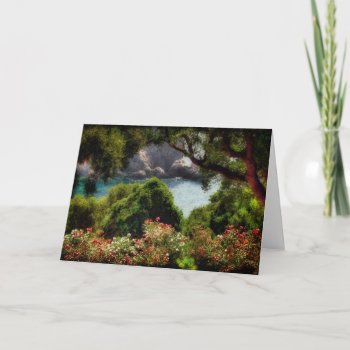 View From The Terrace - Blank Greeting Card by LoisBryan at Zazzle