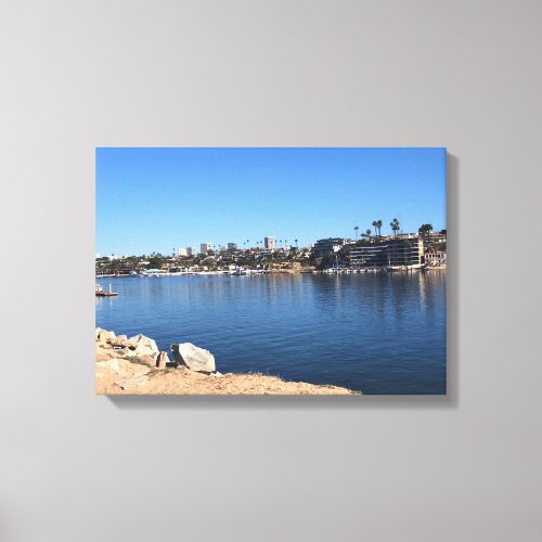 View from the Wedge Newport Beach California Canvas Print