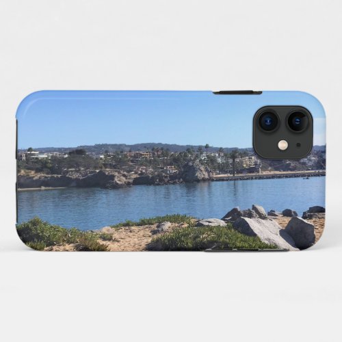 View from the Wedge Newport Beach California iPhone 11 Case