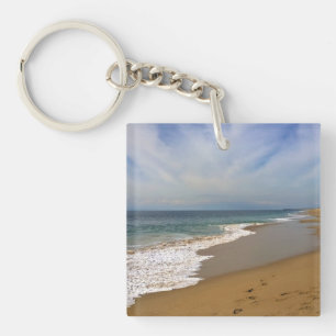 View from the Wedge, Newport Beach, California Keychain