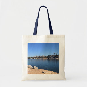 View from the Wedge, Newport Beach, California Tote Bag