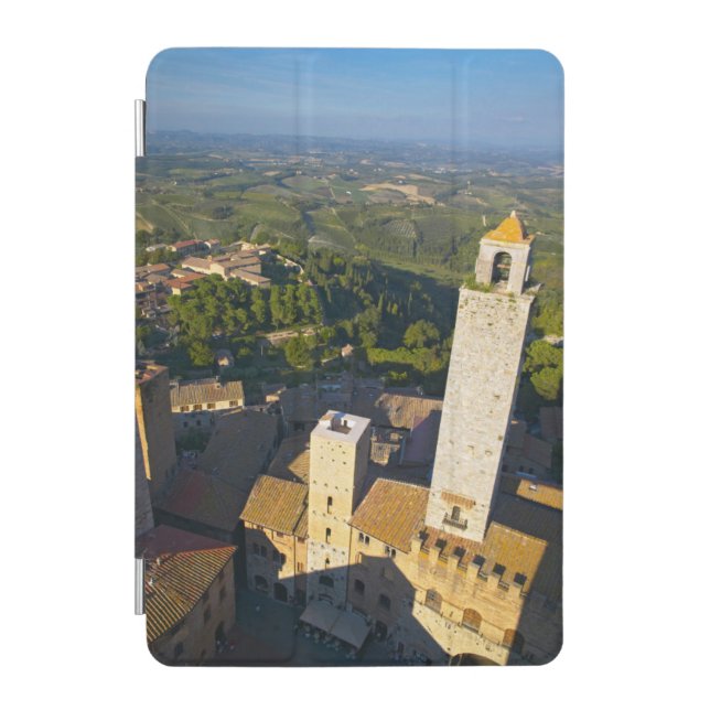 View From Tower, San Gimignano, Siena, Tuscany iPad Mini Cover (Front)