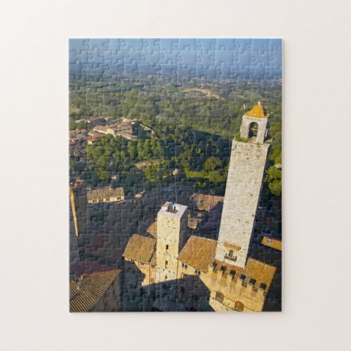 View From Tower San Gimignano Siena Tuscany Jigsaw Puzzle