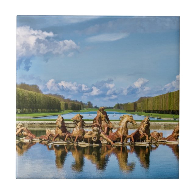 View From Versailles, France, Tile (Front)