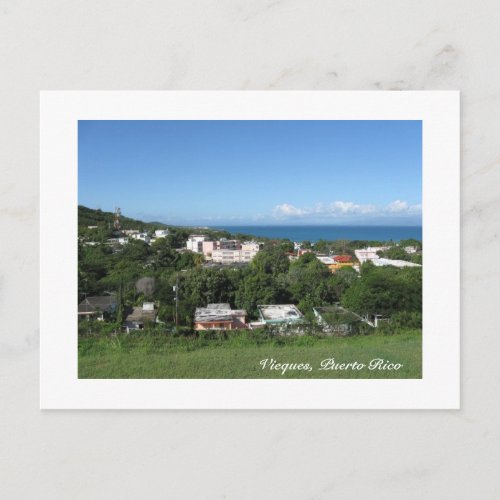 View from Vieques Postcard