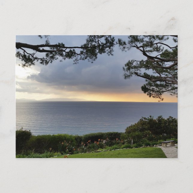 View from Wayfarers Chapel Postcard (Front)