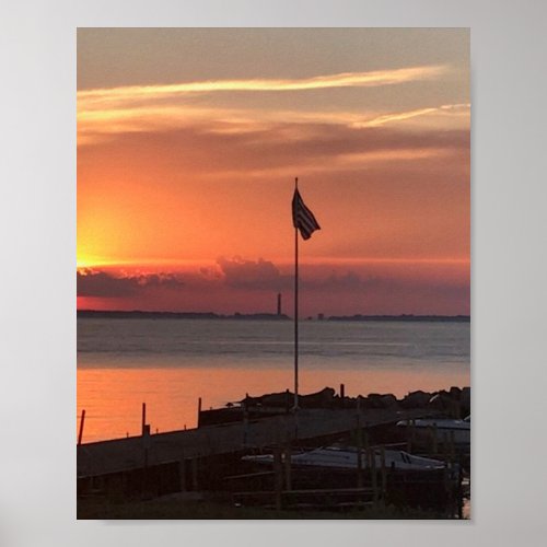 View From West Bay Kelleys Island Photography Poster