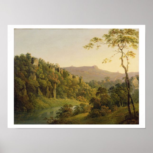 View in Matlock Dale, Looking Toward Black Rock E Poster (Front)