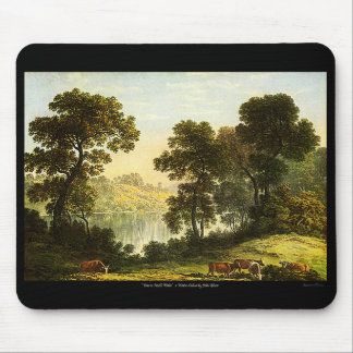 View In North Wales, Watercolor Painting Mousepad! Mouse Pad