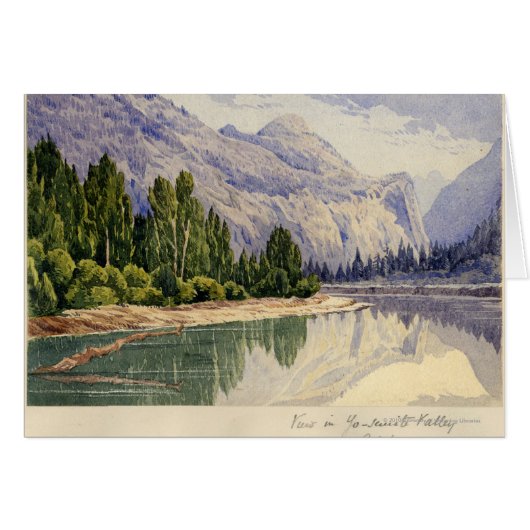 View in Yo-Semite Valley California Cards (Front Horizontal)