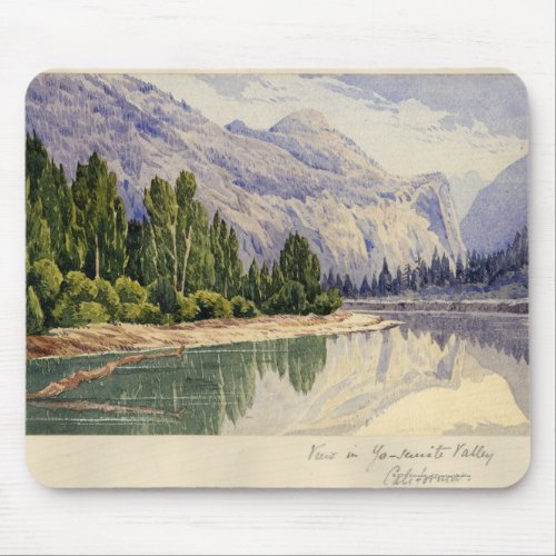 View in Yo_Semite Valley California Mouse Pad