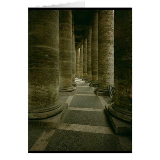 View inside the colonnade cards (Front)