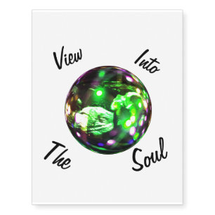 View Into The Soul - Ultrasound Baby Version Temporary Tattoos
