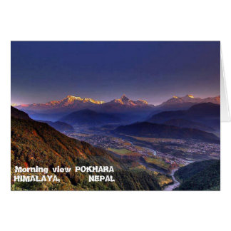 View Landscape : HIMALAYA POKHARA NEPAL Cards