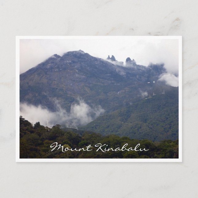 view mount kinabalu postcard (Front)