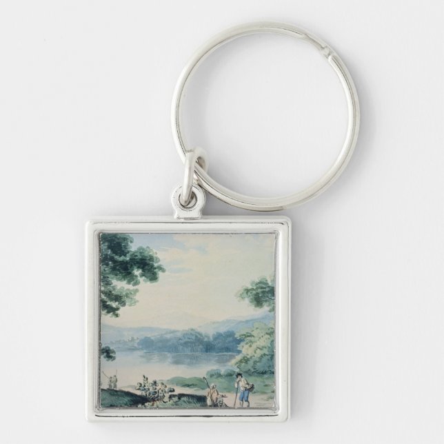 View near Virginia, County Cavan Keychain (Front)