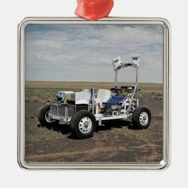 View of a 1-G Lunar Rover Vehicle Metal Ornament (Front)