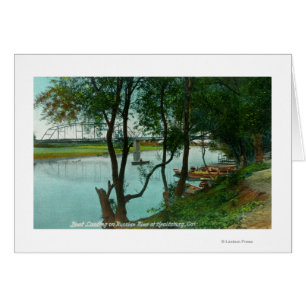 View of a Boat Landing on the Russian River