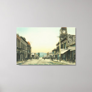 View of a Business StreetSan Luis Obispo, CA Canvas Print