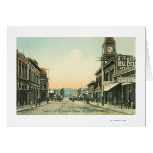 View of a Business StreetSan Luis Obispo, CA Cards