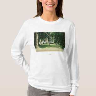 View of a Camp in the Redwoods T-Shirt