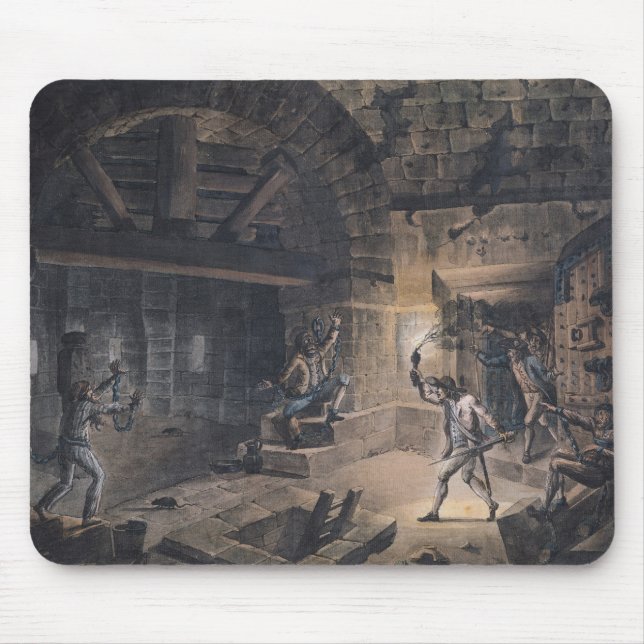 View of a cell in the Bastille Mouse Pad (Front)