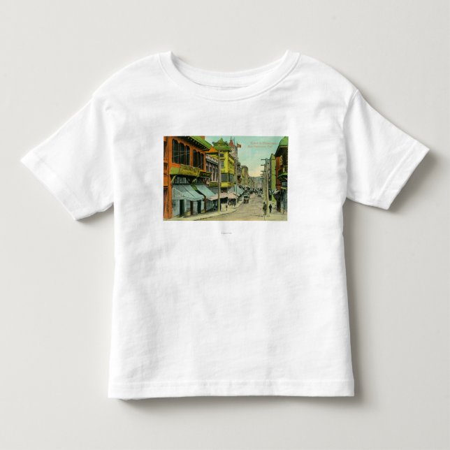 View of a Chinatown Street Toddler T-shirt (Front)