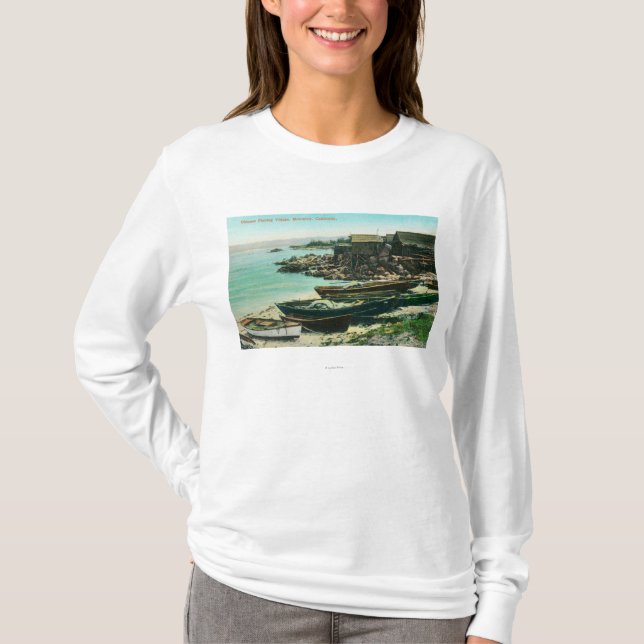 View of a Chinese Fishing Village T-Shirt (Front)