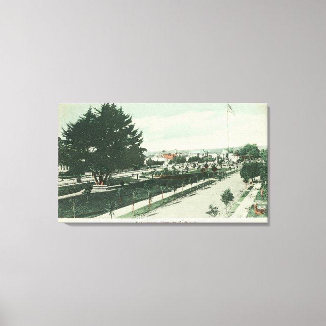 View of a City ParkAlameda, CA Canvas Print (Front)