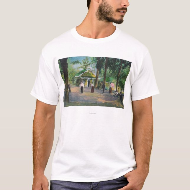 View of a Croquet GameHarbin Springs, CA T-Shirt (Front)