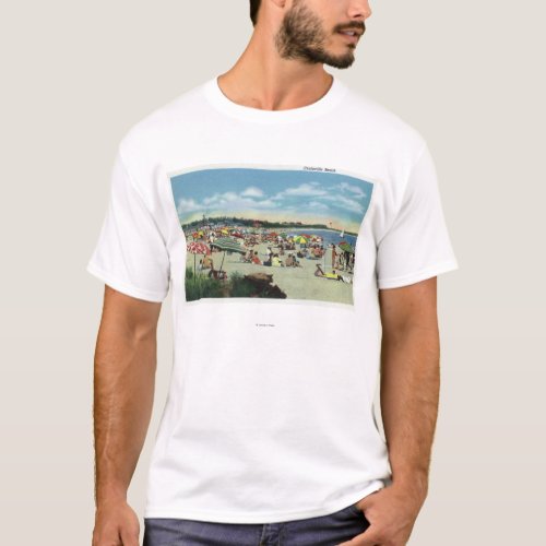 View of a Crowded Craigville Beach T_Shirt