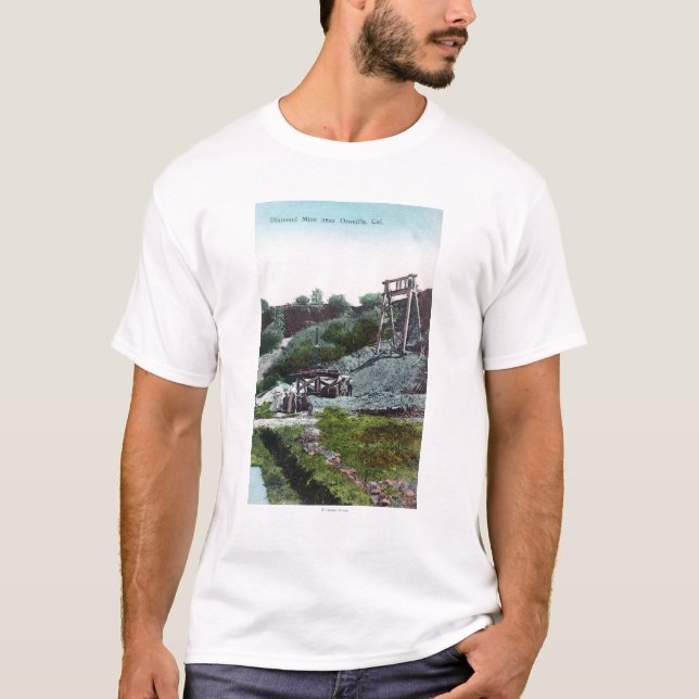 View of a Diamond MineOroville, CA T-Shirt (Front)