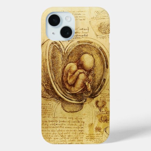 View of a Fetus in the WombOb_Gyn Medical iPhone 15 Case