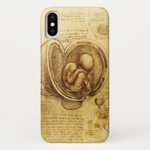 View of a Fetus in the WombOb_Gyn Medical iPhone X Case