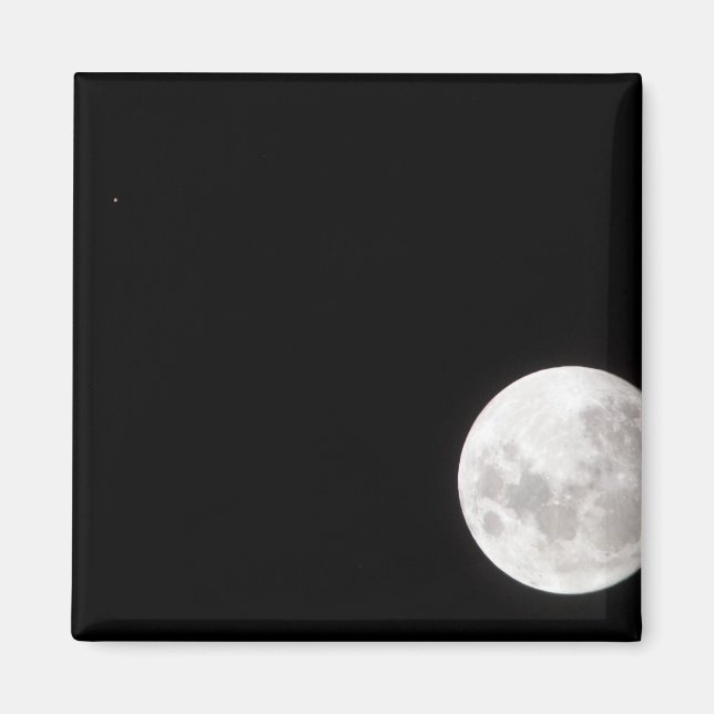 View of a full Moon, also shows Mars Magnet (Front)