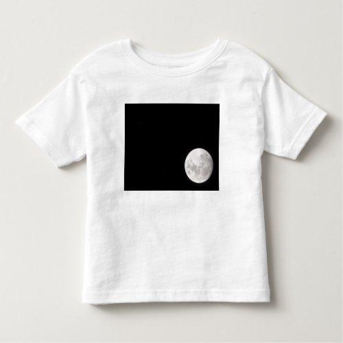 View of a full Moon also shows Mars Toddler T_shirt