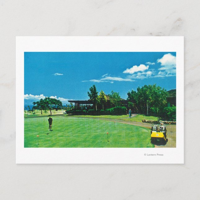 View of a Green at the Royal Kaanapali Golf Postcard (Front)
