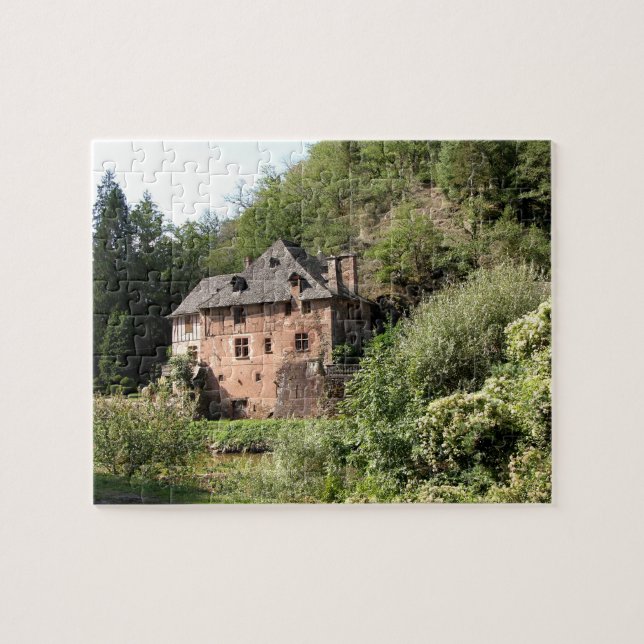 View of a manor house (photo) jigsaw puzzle (Horizontal)