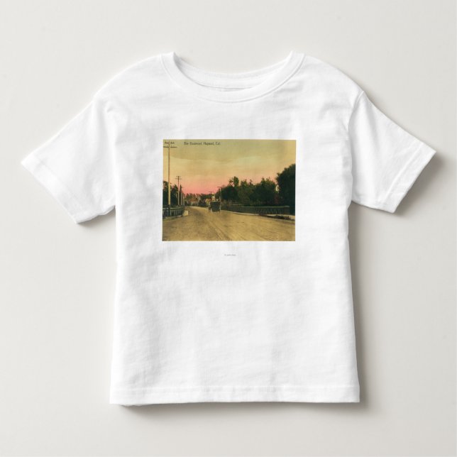 View of a Model-T Ford on the Boulevard Toddler T-shirt (Front)