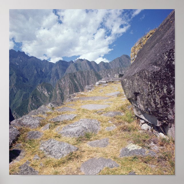 View of a precipice poster (Front)