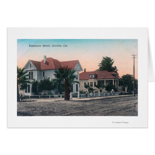 View of a Residence Street, Kid on Bike (Front Horizontal)